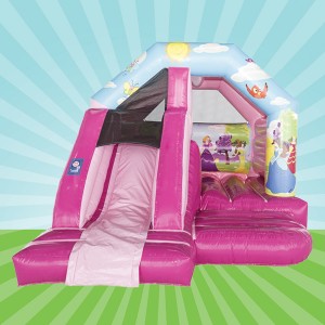 Princess Bouncy Castle/Slide Combo